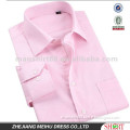 mens fashion pink shirt spring shirt CVC shirt